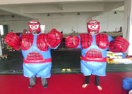 目の伝染性の相撲のレスリング選手のハロウィンの衣裳、スパイダーマンの膨脹可能な相撲の衣裳