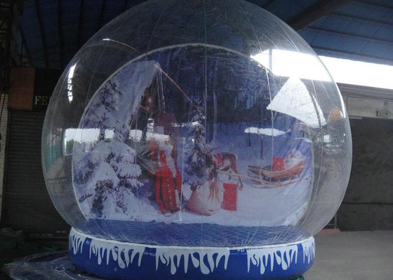 安定した装飾のための円形の定形膨脹可能な雪の地球のプラトンの防水シートの基盤