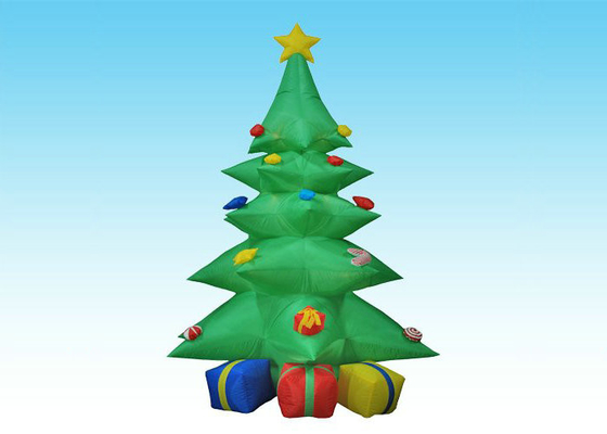 広告の昇進の膨脹可能なクリスマス ツリー ポリ塩化ビニール上塗を施してあるナイロン材料
