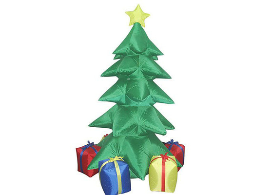 広告の昇進の膨脹可能なクリスマス ツリー ポリ塩化ビニール上塗を施してあるナイロン材料