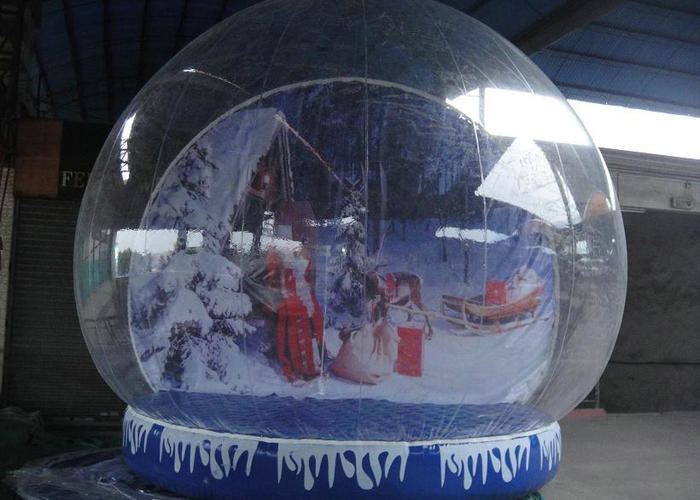 安定した装飾のための円形の定形膨脹可能な雪の地球のプラトンの防水シートの基盤